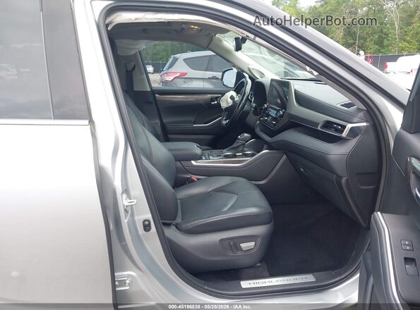 5TDYZRAH2LS022293 2020 TOYOTA HIGHLANDER Silver Vista interior delantera