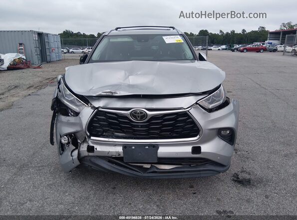5TDYZRAH2LS022293 2020 TOYOTA HIGHLANDER Silver Vista del cuadro de instrumentos