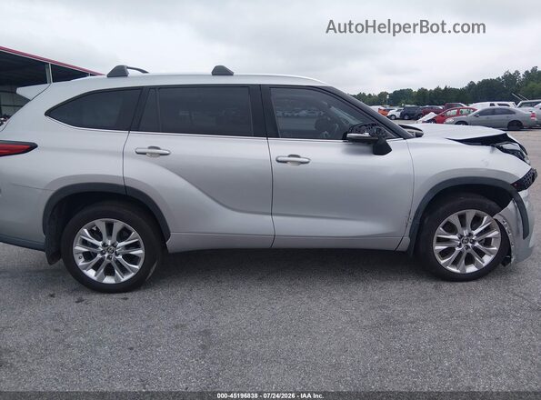 5TDYZRAH2LS022293 2020 TOYOTA HIGHLANDER Silver Vista interior trasera