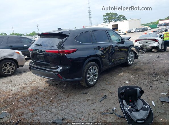 5TDYZRAH3MS519094 2021 TOYOTA HIGHLANDER Black Tył prawy