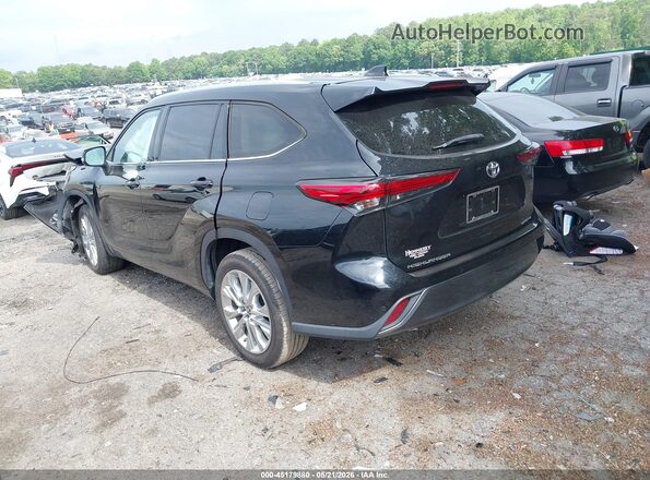 5TDYZRAH3MS519094 2021 TOYOTA HIGHLANDER Black Tył lewy