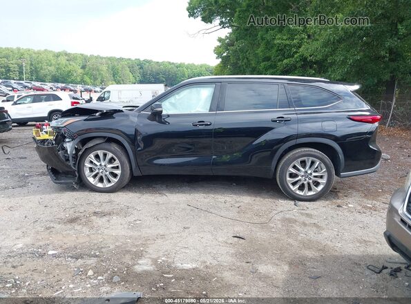 5TDYZRAH3MS519094 2021 TOYOTA HIGHLANDER Black Widok wnętrza 360 stopni
