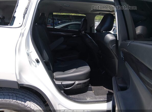 5TDYZRAH5MS055953 2021 TOYOTA HIGHLANDER White Widok naklejki z numerem VIN