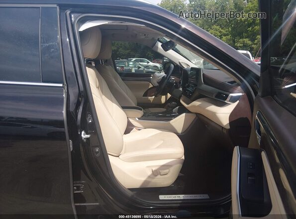 5TDYZRAH7MS062533 2021 TOYOTA HIGHLANDER Black Սալոնի դիմացի տեսք