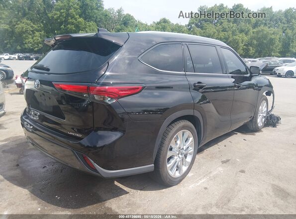 5TDYZRAH7MS062533 2021 TOYOTA HIGHLANDER Black Հետևի աջ