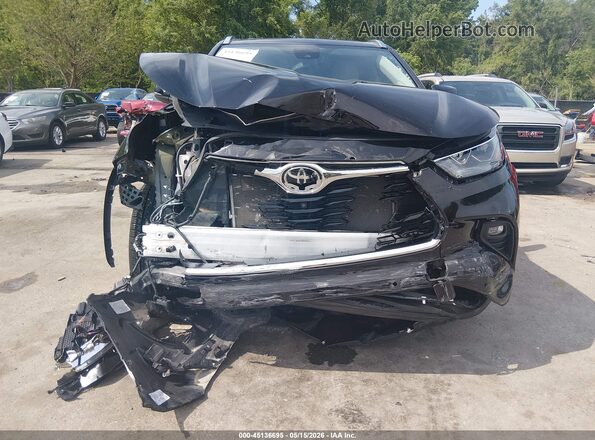 5TDYZRAH7MS062533 2021 TOYOTA HIGHLANDER Black Դիմացի տեսք
