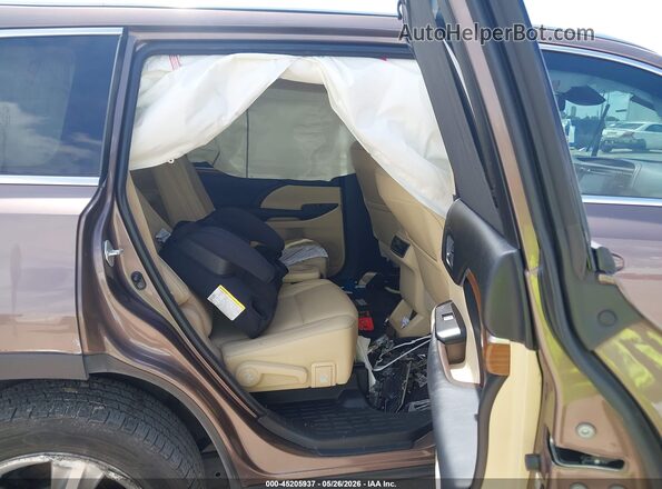 5TDYZRFH3HS225631 2017 TOYOTA HIGHLANDER Brown Вид наклейки з VIN-кодом
