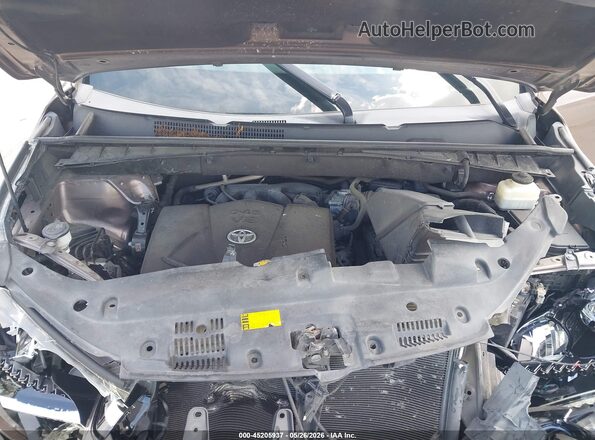 5TDYZRFH3HS225631 2017 TOYOTA HIGHLANDER Brown Вид ззаду