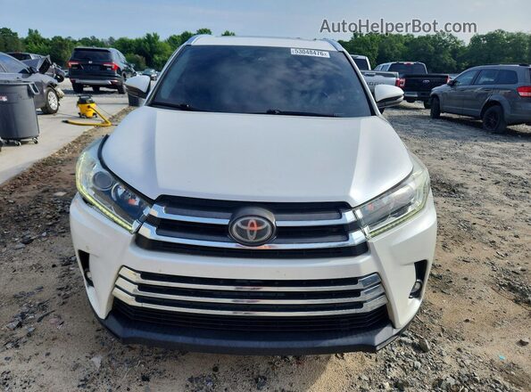 5TDYZRFH4KS326863 2019 TOYOTA HIGHLANDER White Vista frontal