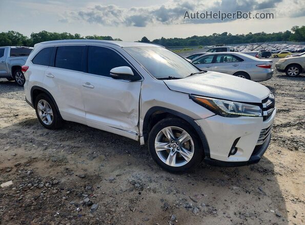 5TDYZRFH4KS326863 2019 TOYOTA HIGHLANDER White Delantero derecho