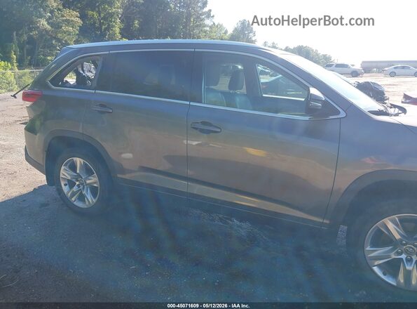 5TDYZRFH6JS244387 2018 TOYOTA LIMITED Gray Widok z przodu