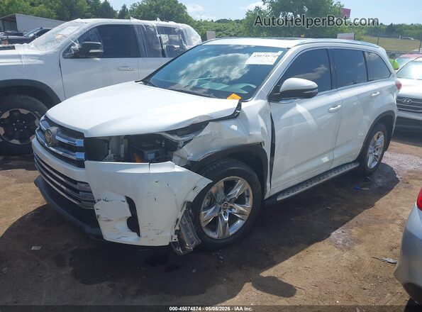 5TDYZRFH6JS278863 2018 TOYOTA LIMITED White წინა მარცხენა ხედი სამი მეოთხედიდან