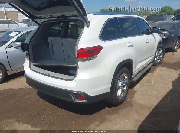 5TDYZRFH6JS278863 2018 TOYOTA LIMITED White უკანა მარჯვენა