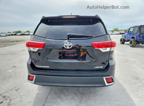 5TDYZRFH9JS251799 2018 TOYOTA LIMITED Black Вид ззаду