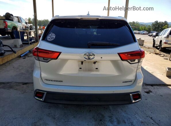 5TDYZRFHXHS220412 2017 TOYOTA HIGHLANDER White Rear view