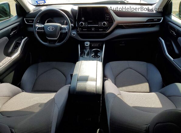 5TDZARAH2PS016852 2023 TOYOTA HIGHLANDER Silver Widok deski rozdzielczej