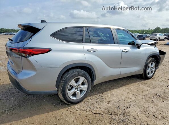 5TDZARAH2PS016852 2023 TOYOTA HIGHLANDER Silver Tył prawy