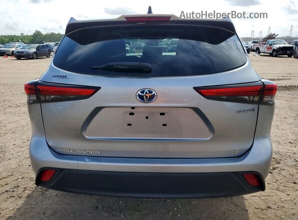 5TDZARAH2PS016852 2023 TOYOTA HIGHLANDER Silver Widok z tyłu