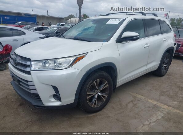 5TDZARFH1JS039281 2018 TOYOTA HIGHLANDER White Przód lewy