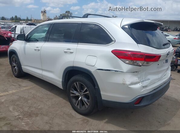 5TDZARFH1JS039281 2018 TOYOTA HIGHLANDER White Tył lewy