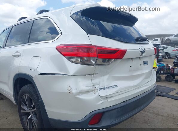 5TDZARFH1JS039281 2018 TOYOTA HIGHLANDER White Widok z przodu