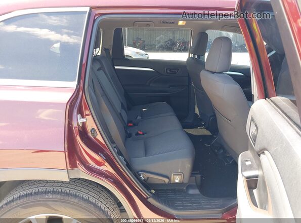 5TDZARFH5JS035539 2018 TOYOTA LE Red 