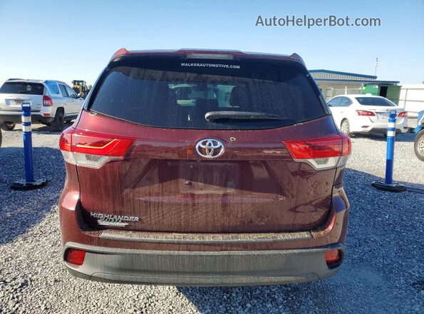 5TDZARFH6HS031719 2017 TOYOTA HIGHLANDER Red 