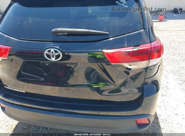 5TDZARFH9KS054239 2019 TOYOTA HIGHLANDER Black 