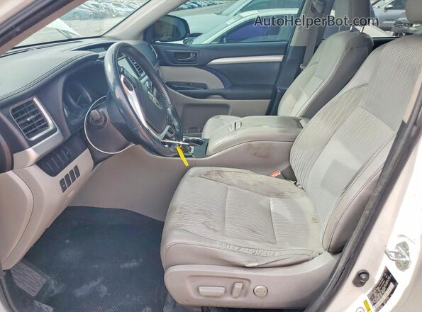 5TDZKRFHXGS171395 2016 TOYOTA HIGHLANDER White 