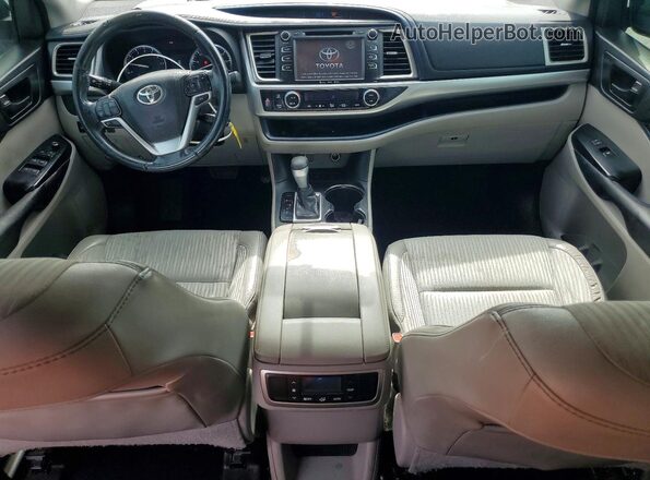 5TDZKRFHXGS171395 2016 TOYOTA HIGHLANDER White 