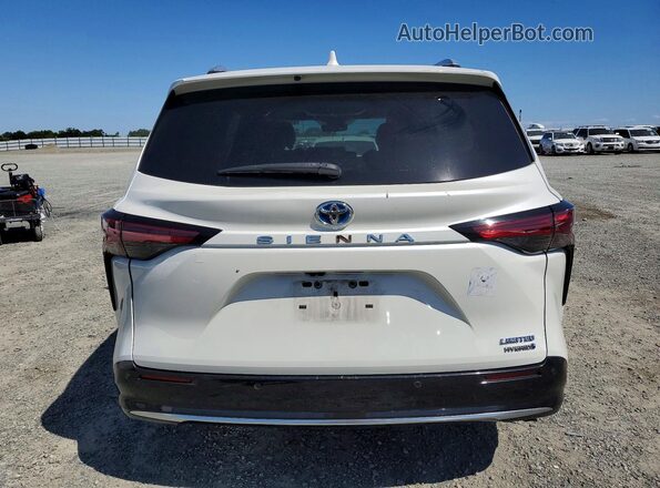 5TDZRKECXMS031450 2021 TOYOTA SIENNA White Հետևի տեսք