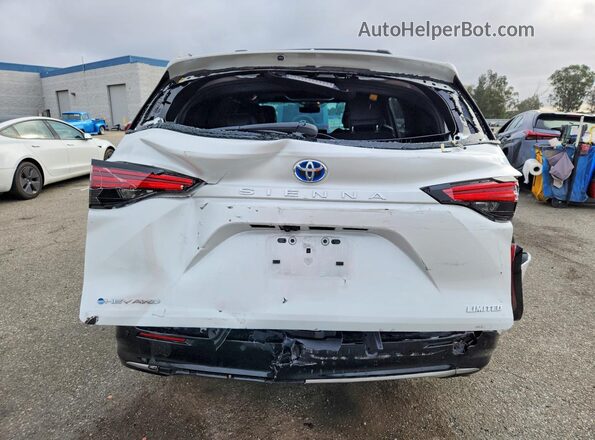 5TDZSKFC2SS220626 2025 TOYOTA SIENNA White Widok z tyłu