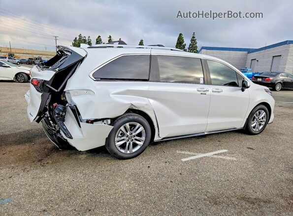 5TDZSKFC2SS220626 2025 TOYOTA SIENNA White Tył prawy