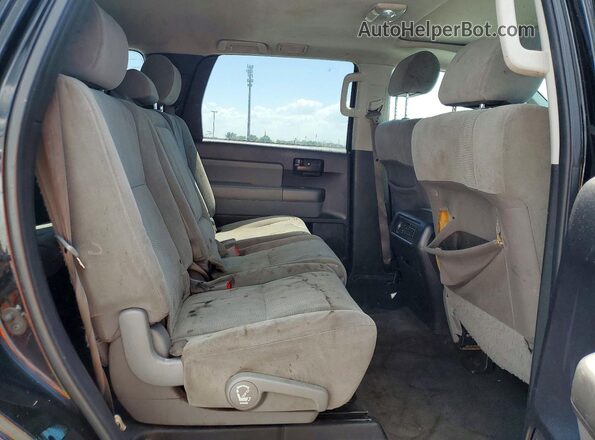 5TDZY5G12GS063622 2016 TOYOTA SEQUOIA Black Rear interior view