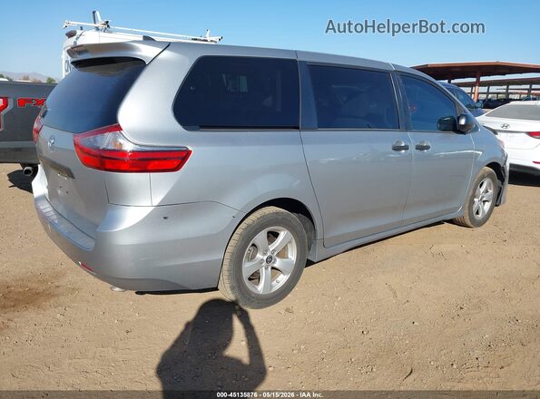 5TDZZ3DC2LS057353 2020 TOYOTA SIENNA Silver Задня права чверть