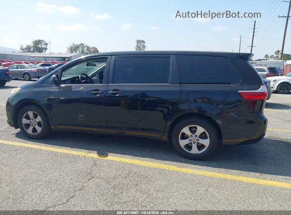 5TDZZ3DC3HS863161 2017 TOYOTA SIENNA Black Widok wnętrza 360 stopni