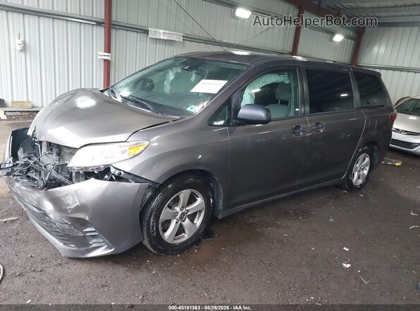 5TDZZ3DC4LS068743 2020 TOYOTA SIENNA Gray Przód lewy