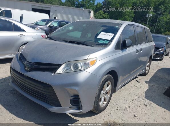 5TDZZ3DC6JS942443 2018 TOYOTA SIENNA Silver 