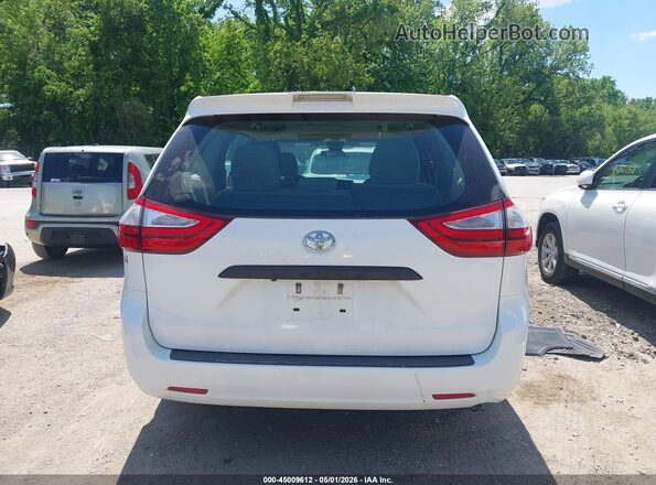 5TDZZ3DC7JS960725 2018 TOYOTA SIENNA White 