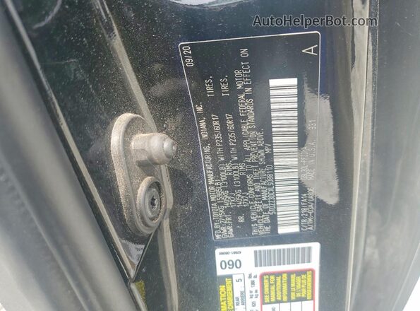 5TDZZ3DCXLS088110 2020 TOYOTA SIENNA Two Tone VIN კოდის სტიკერის ხედი