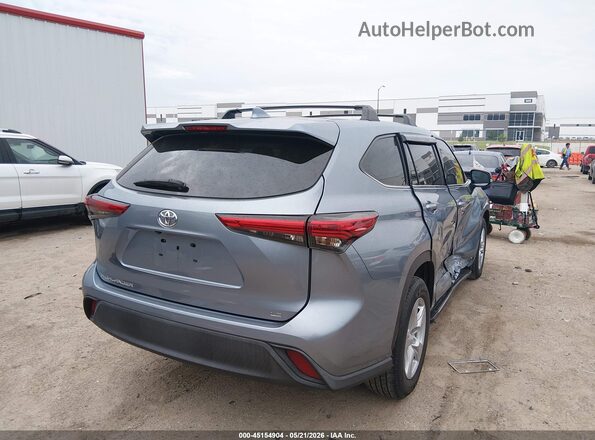 5TDZZRAH9LS019802 2020 TOYOTA HIGHLANDER Light Blue Tył prawy
