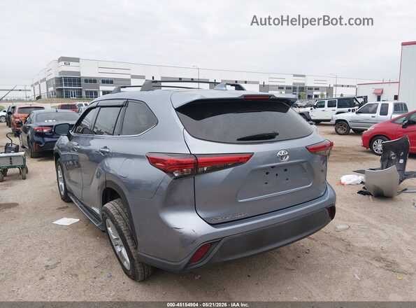 5TDZZRAH9LS019802 2020 TOYOTA HIGHLANDER Light Blue Tył lewy