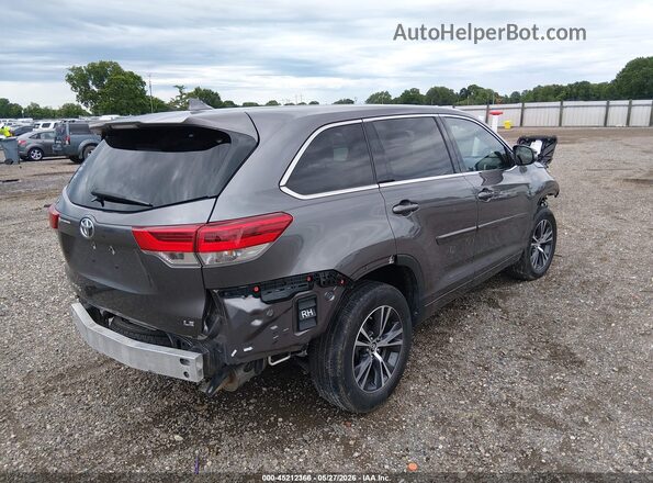 5TDZZRFH2HS197910 2017 TOYOTA HIGHLANDER Gray Հետևի աջ