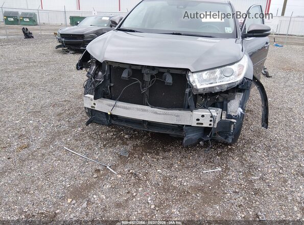 5TDZZRFH2HS197910 2017 TOYOTA HIGHLANDER Gray Դիմացի տեսք