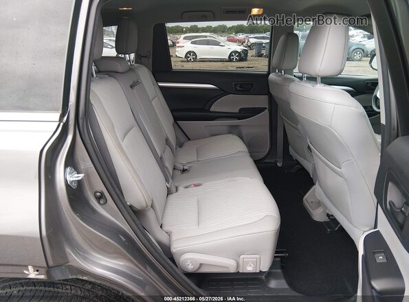 5TDZZRFH2HS197910 2017 TOYOTA HIGHLANDER Gray VIN կոդի պիտակի տեսք
