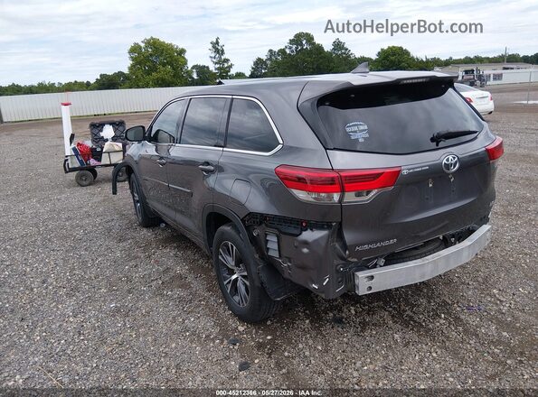 5TDZZRFH2HS197910 2017 TOYOTA HIGHLANDER Gray Հետևի ձախ