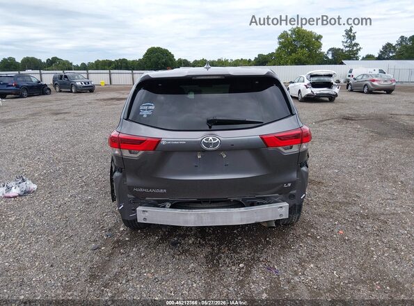 5TDZZRFH2HS197910 2017 TOYOTA HIGHLANDER Gray 