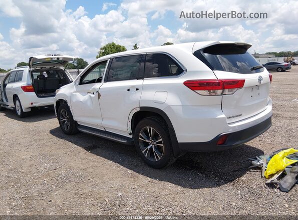 5TDZZRFH2JS264415 2018 TOYOTA HIGHLANDER White Rear left