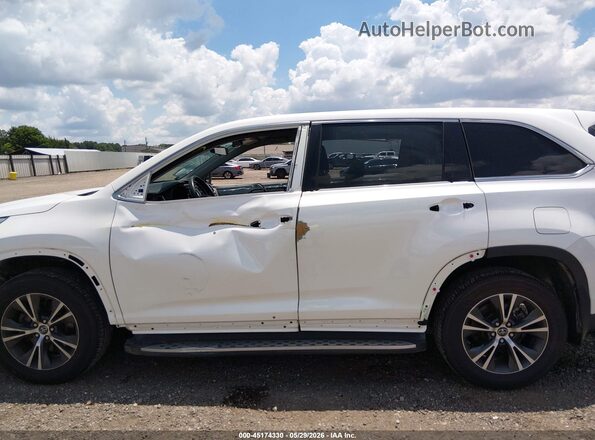 5TDZZRFH2JS264415 2018 TOYOTA HIGHLANDER White 