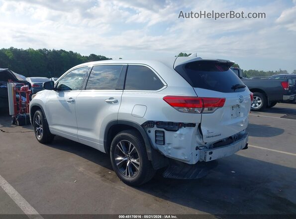 5TDZZRFH7JS267018 2018 TOYOTA HIGHLANDER White Հետևի ձախ